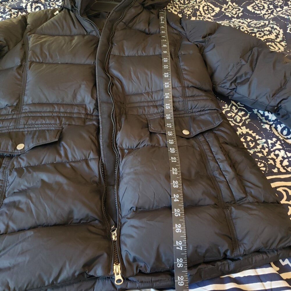 Lands’ End Down Parka, Mid-Length with Hood